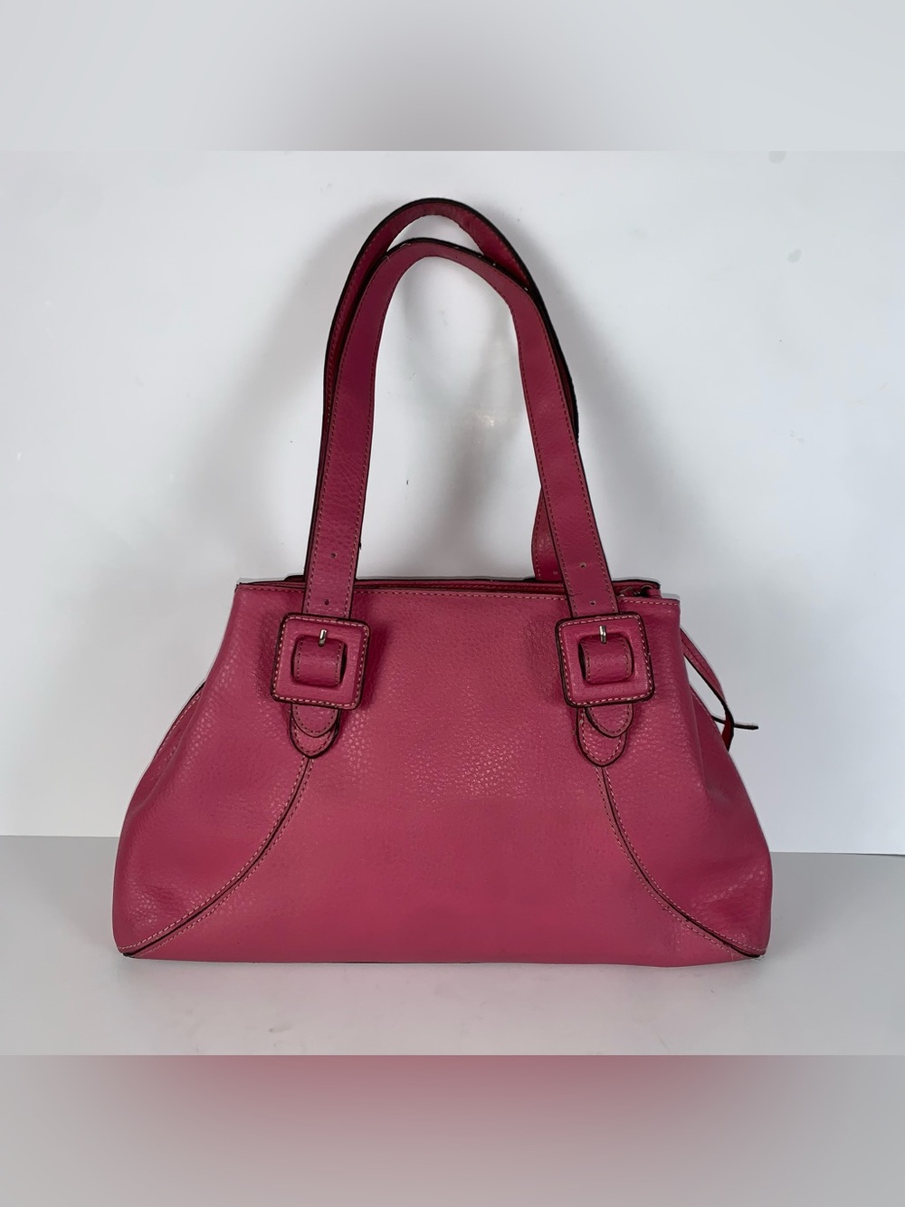 Y2K Liz Claiborne  Pink Tote Shoulder Bag faux leather
